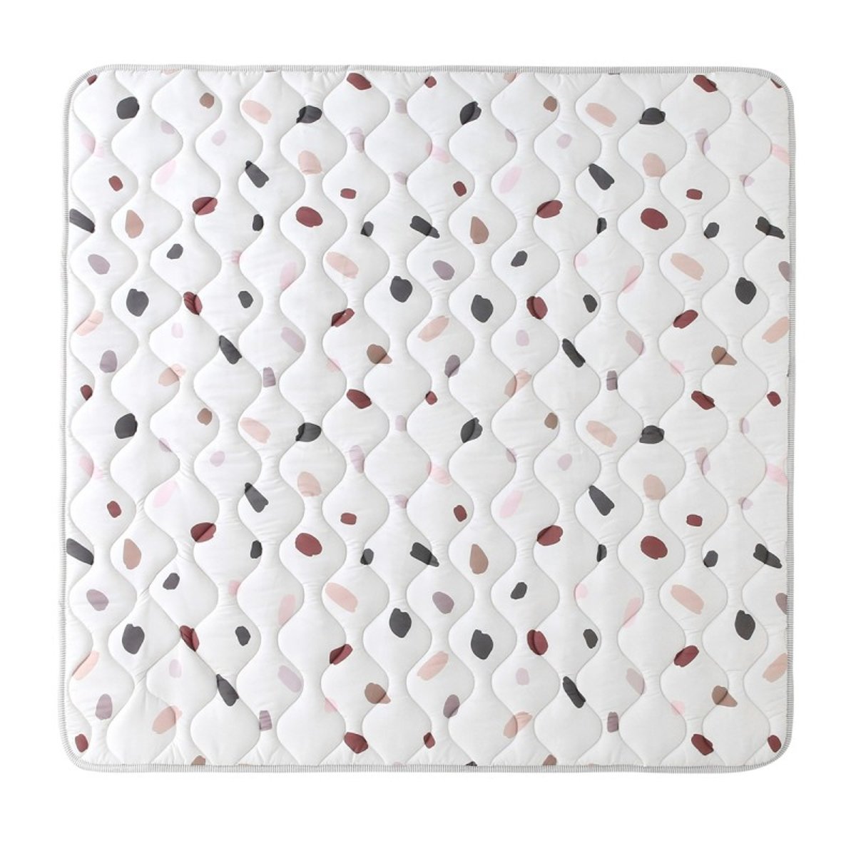 Tapis bebe carré matelassé CONFETTI multicolore, HAKUNA MATTE