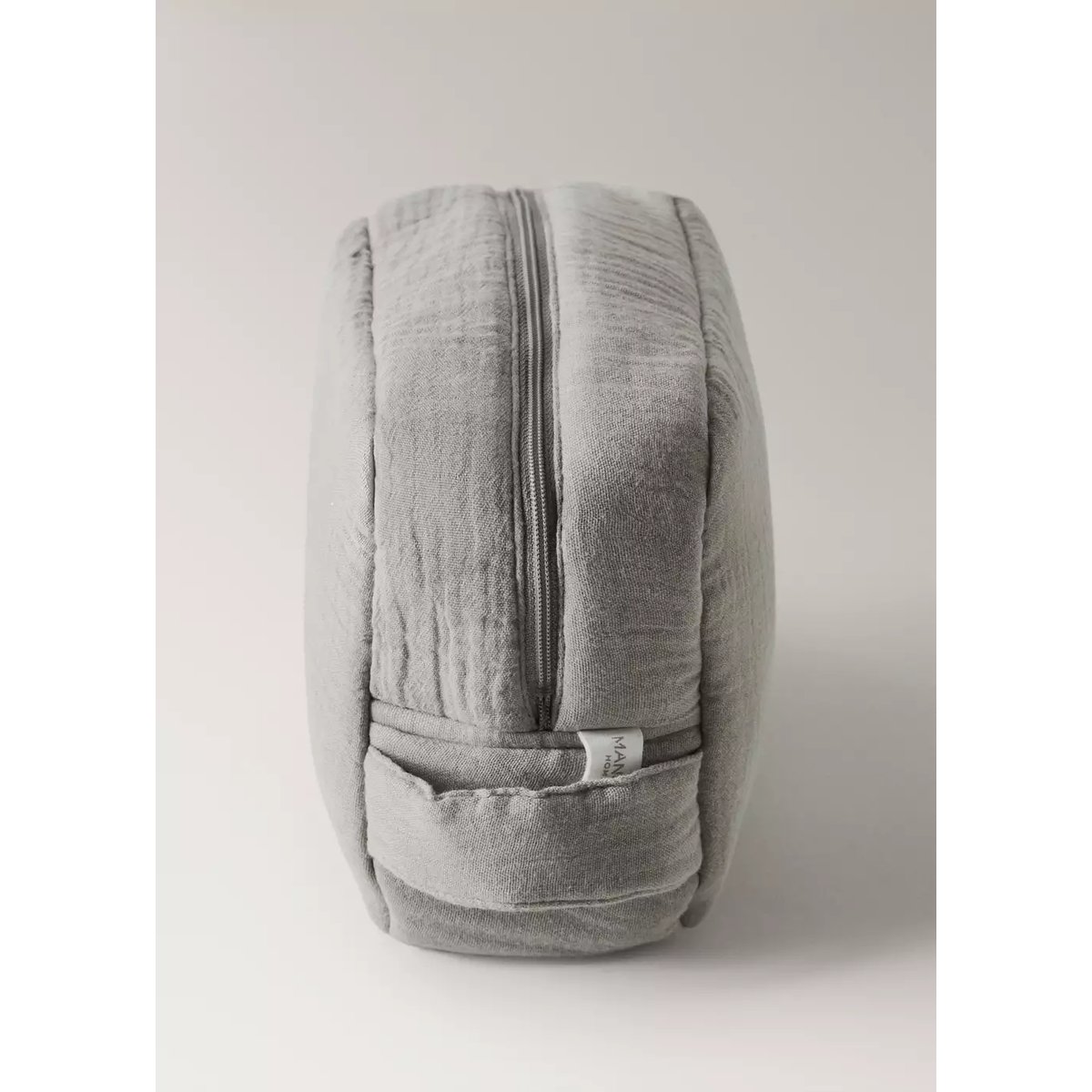 Trousse de toilette enfant en gaze de coton marron moyen, MANGO HOME