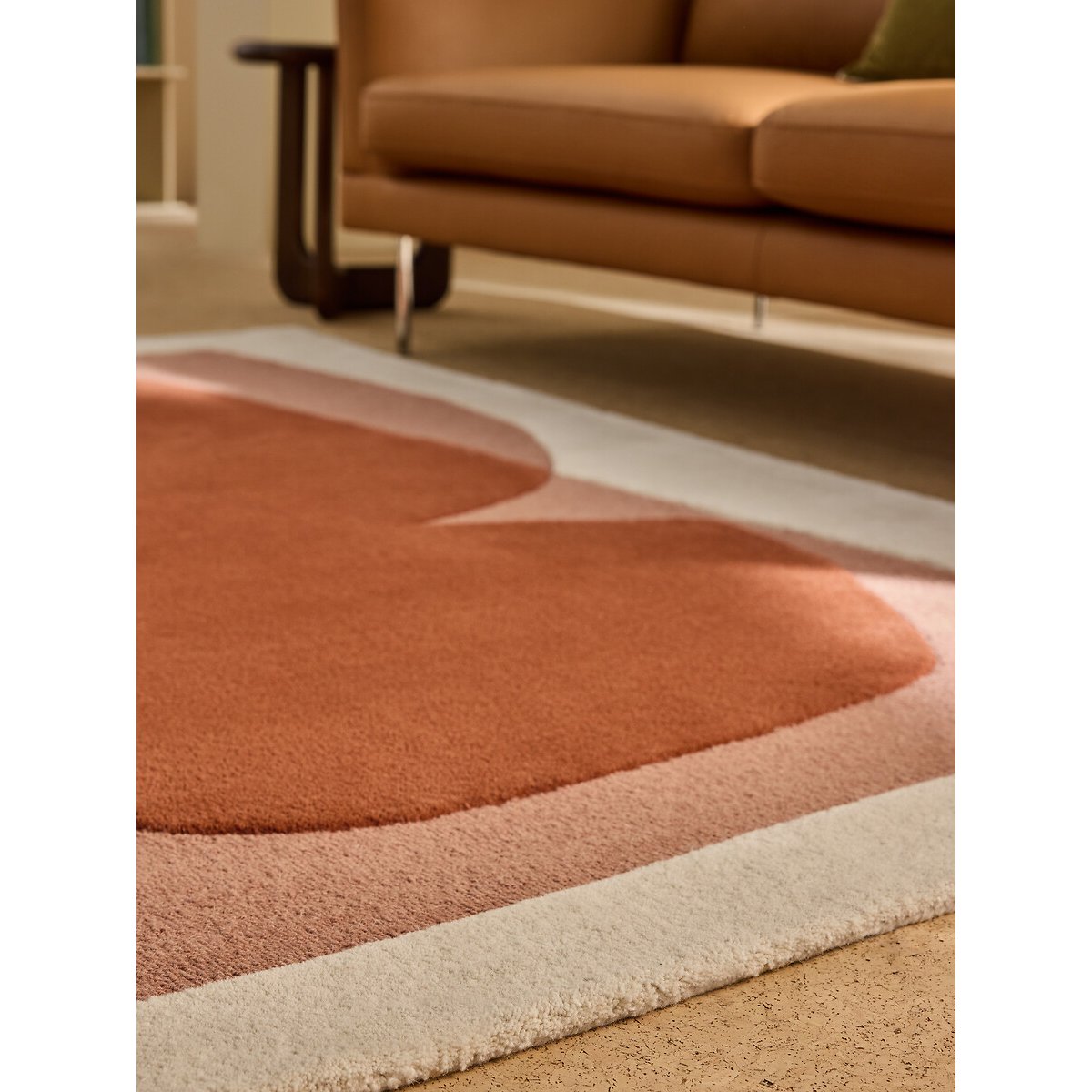 MADE.COM Kinney Wool Rug rust, MADE