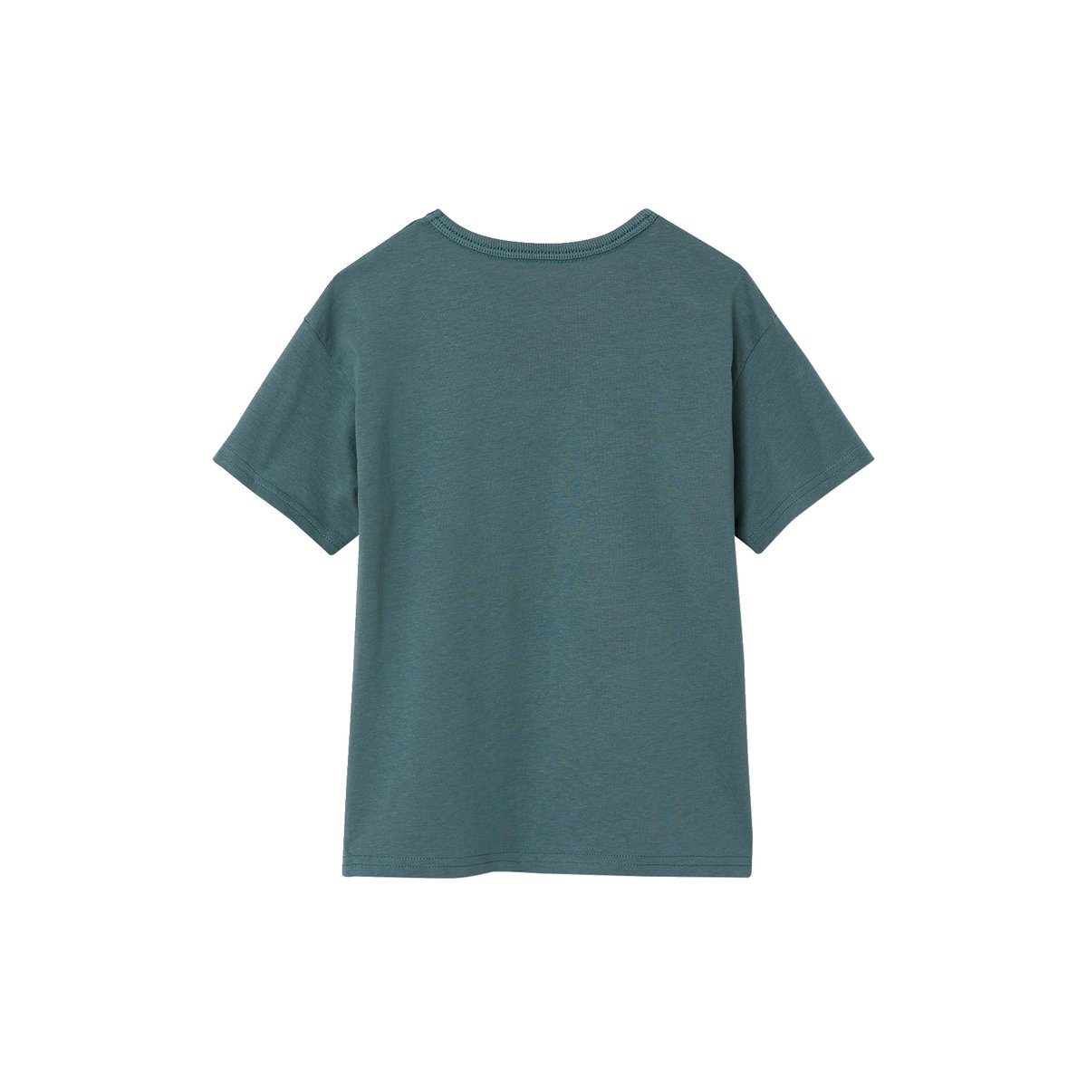 T-shirt motifs graphiques manches courtes vert d'eau, VERTBAUDET