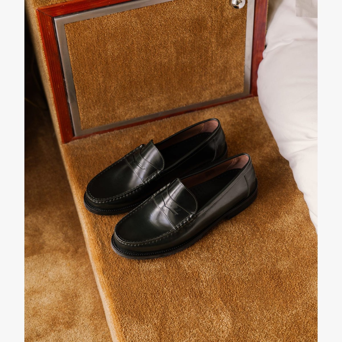 Derby en cuir ROMARIC noir, BOCAGE