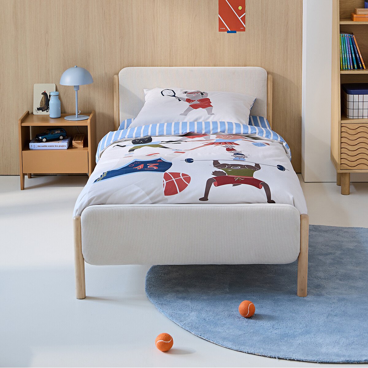 Bett mit Boxspring, Orzo ecru, LA REDOUTE INTERIEURS