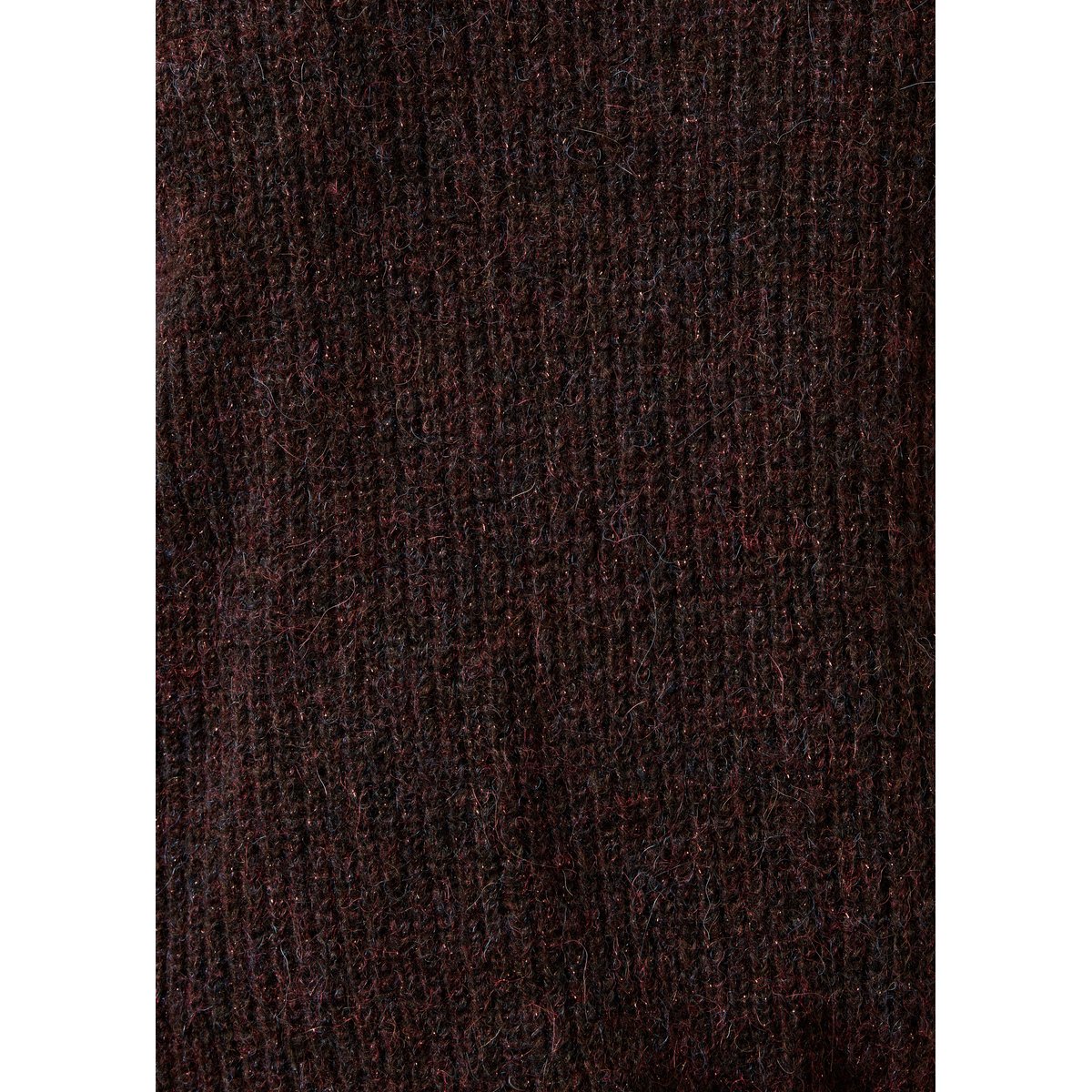 Pull manches longues col montant chocolat, LA FEE MARABOUTEE