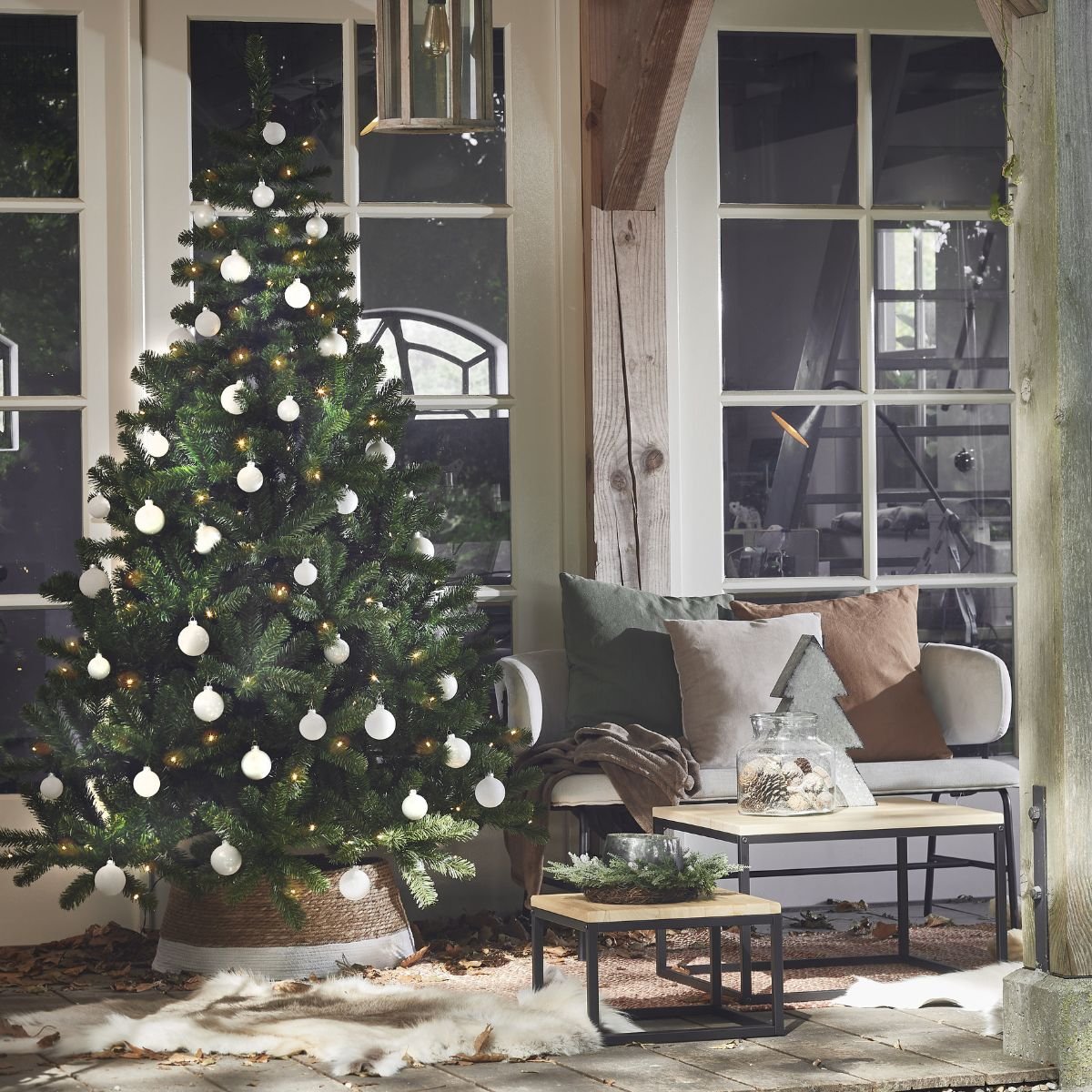 Sapin de Noël H215 cm CHARLTON vert, BLACK BOX TREES