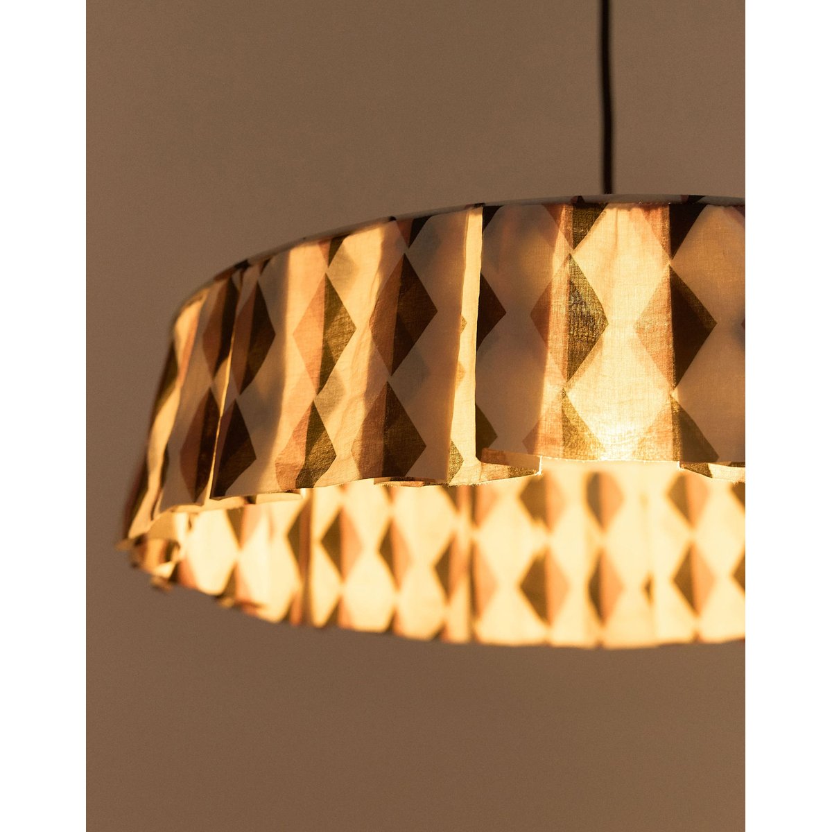 Abat-jour pour suspension VIBES auburn black harlequin, NOBODINOZ