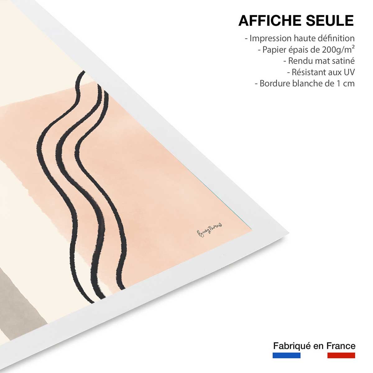 Affiche Graphisme inspiration 50's affiche seule, HEXOA