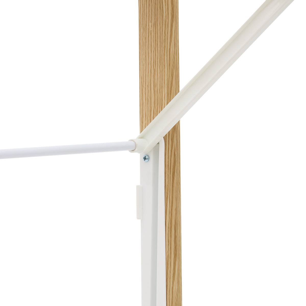 Étendoir à linge porte pliable blanc, 5FIVE SIMPLY SMART