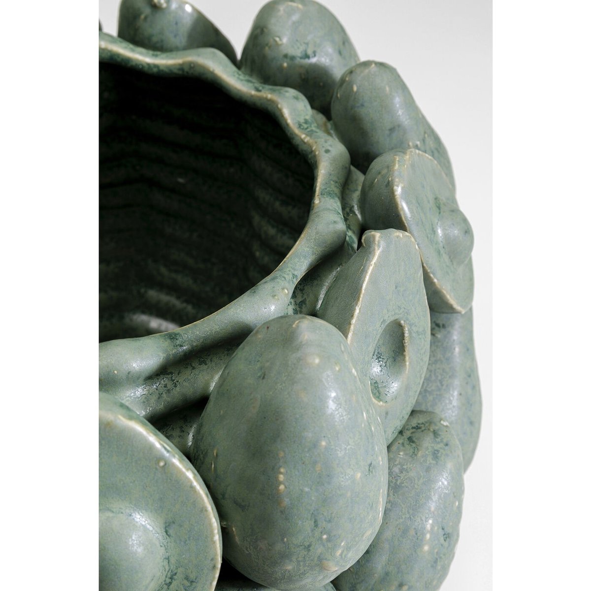 Vase avocats en grès vert, KARE DESIGN
