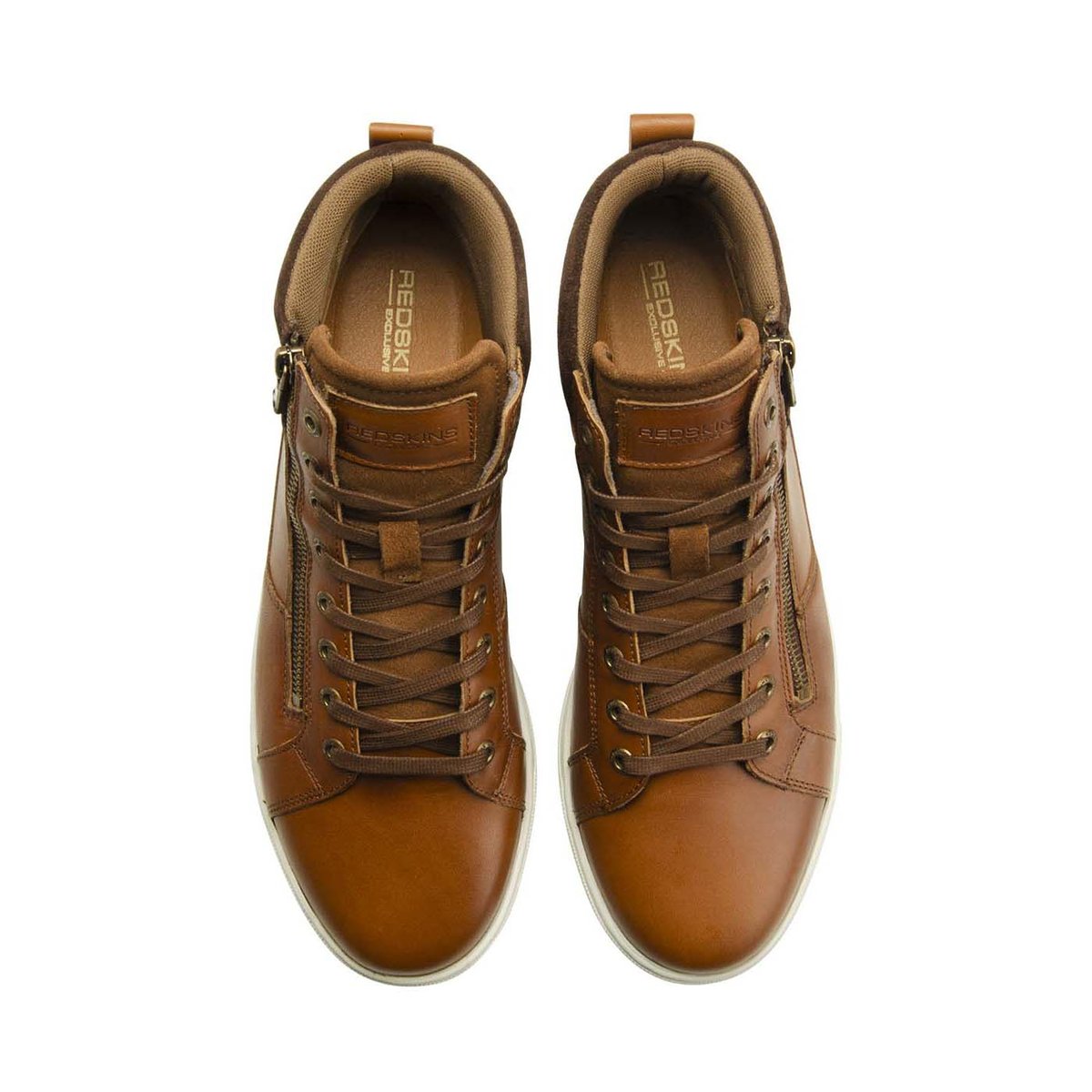 Baskets hautes NAGANO marrons marron, REDSKINS