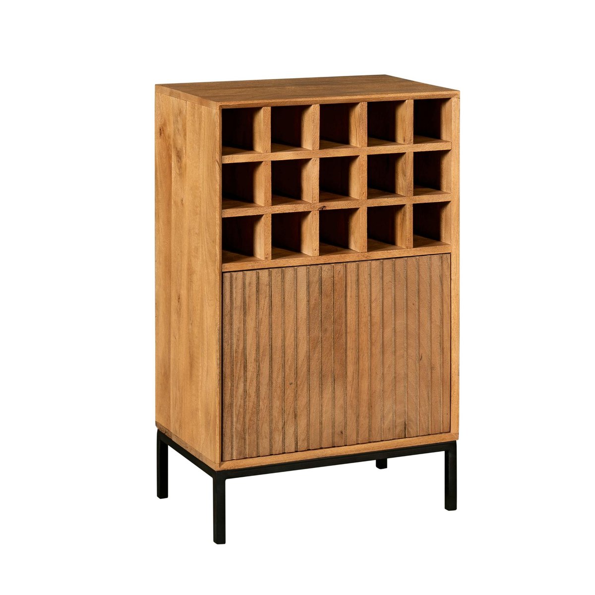 Minibar de salon en bois 1 porte CORTINA bois, PIER IMPORT