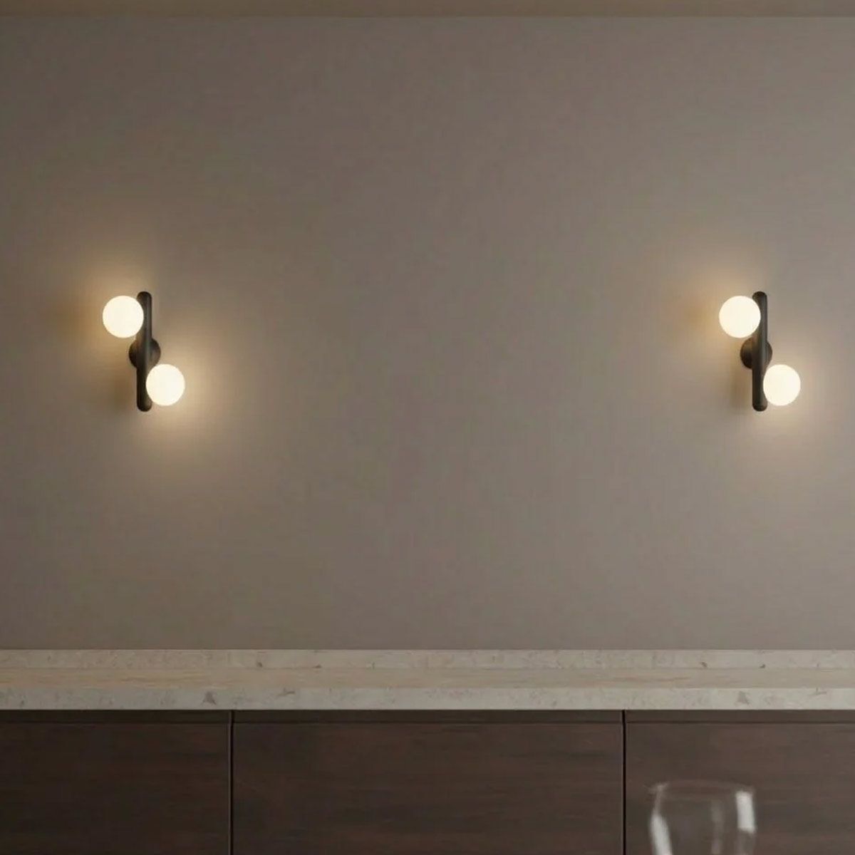 Applique ANTARES noir, ALTASSINA
