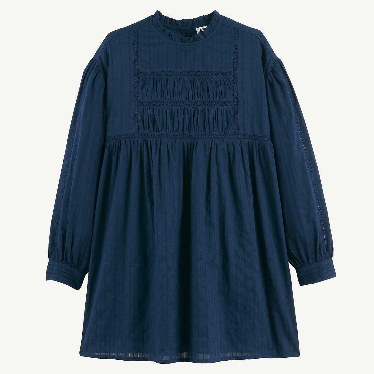 Long Sleeve Dress navy blue, LA REDOUTE COLLECTIONS