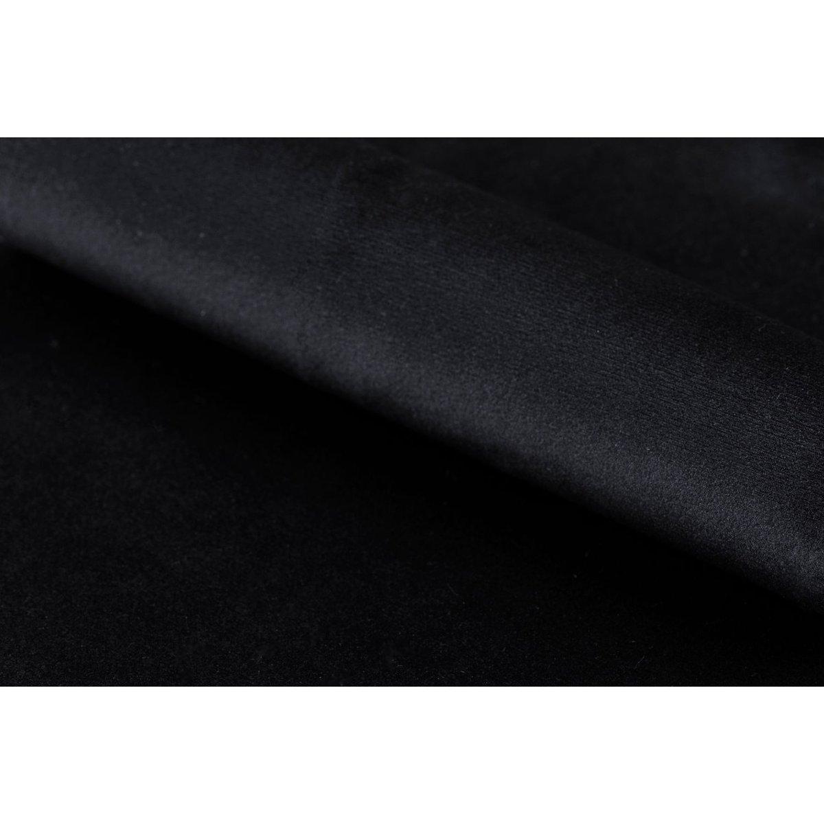 Lot de 2 chaises Billie en velours et métal noir, TOILINUX