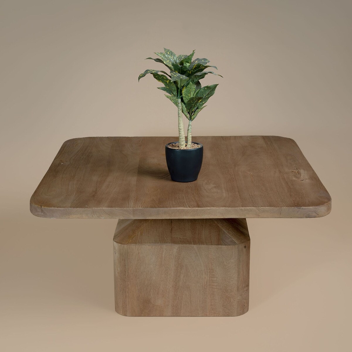 Roux Mango Wood Square Coffee Table light wood, ÉDITÉ