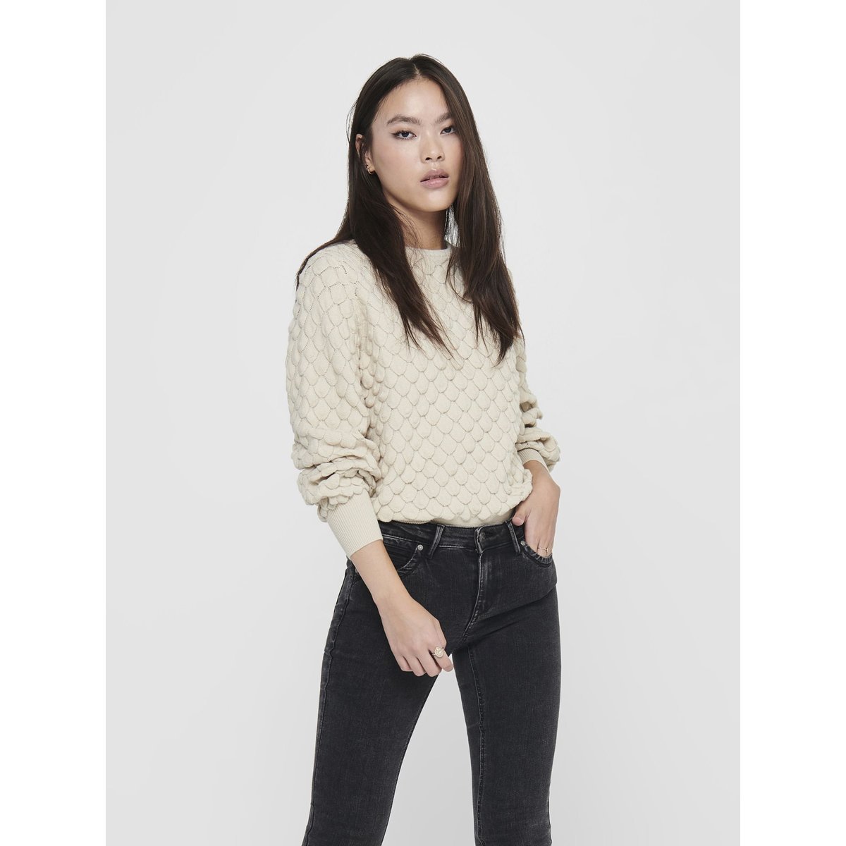 Pull En Maille pumice stone, ONLY