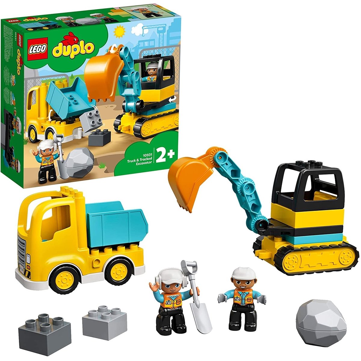 Duplo - Le camion et la pelleteuse multicolore, LEGO