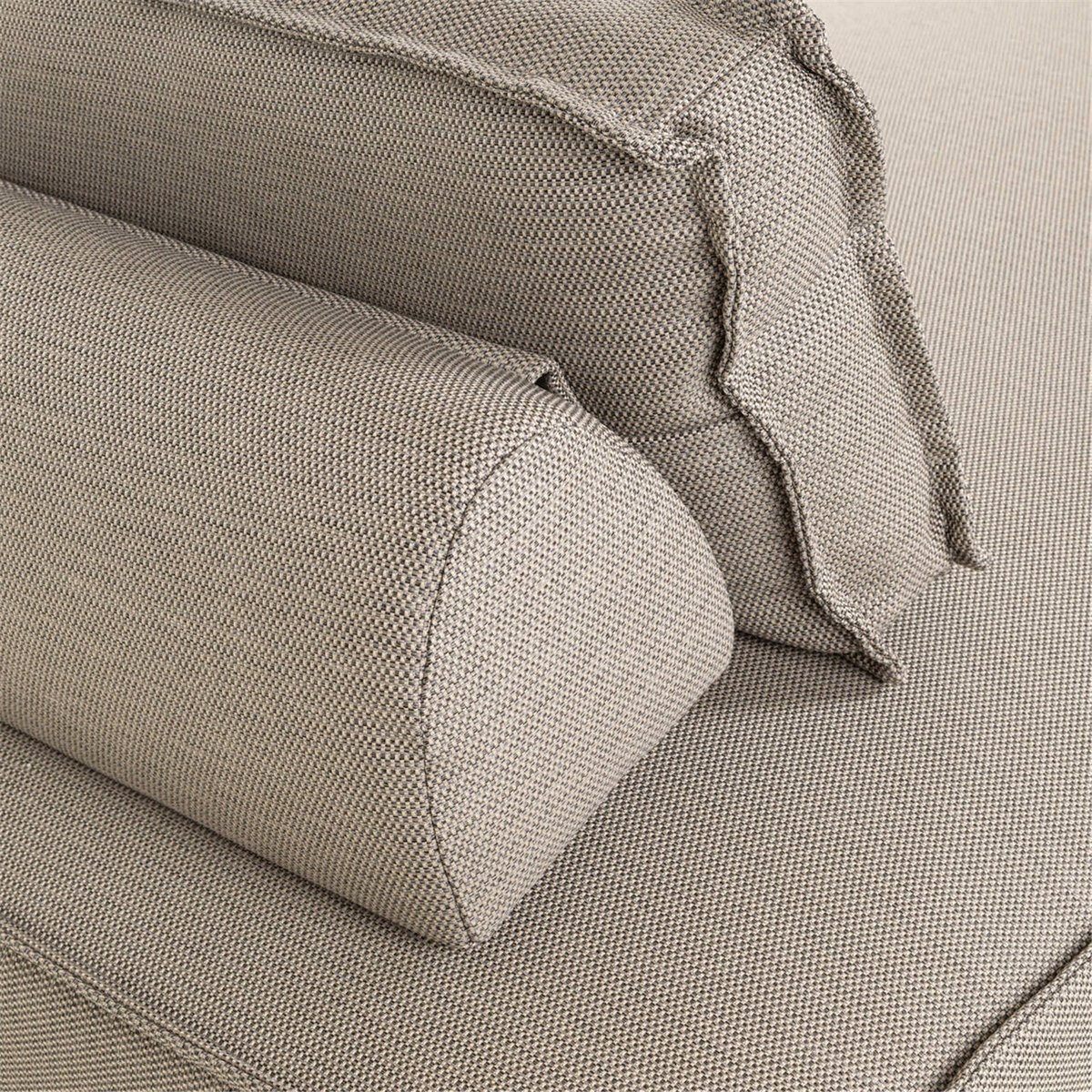 Bain de soleil d'extérieur en aluminium taupe, RECOLLECTION