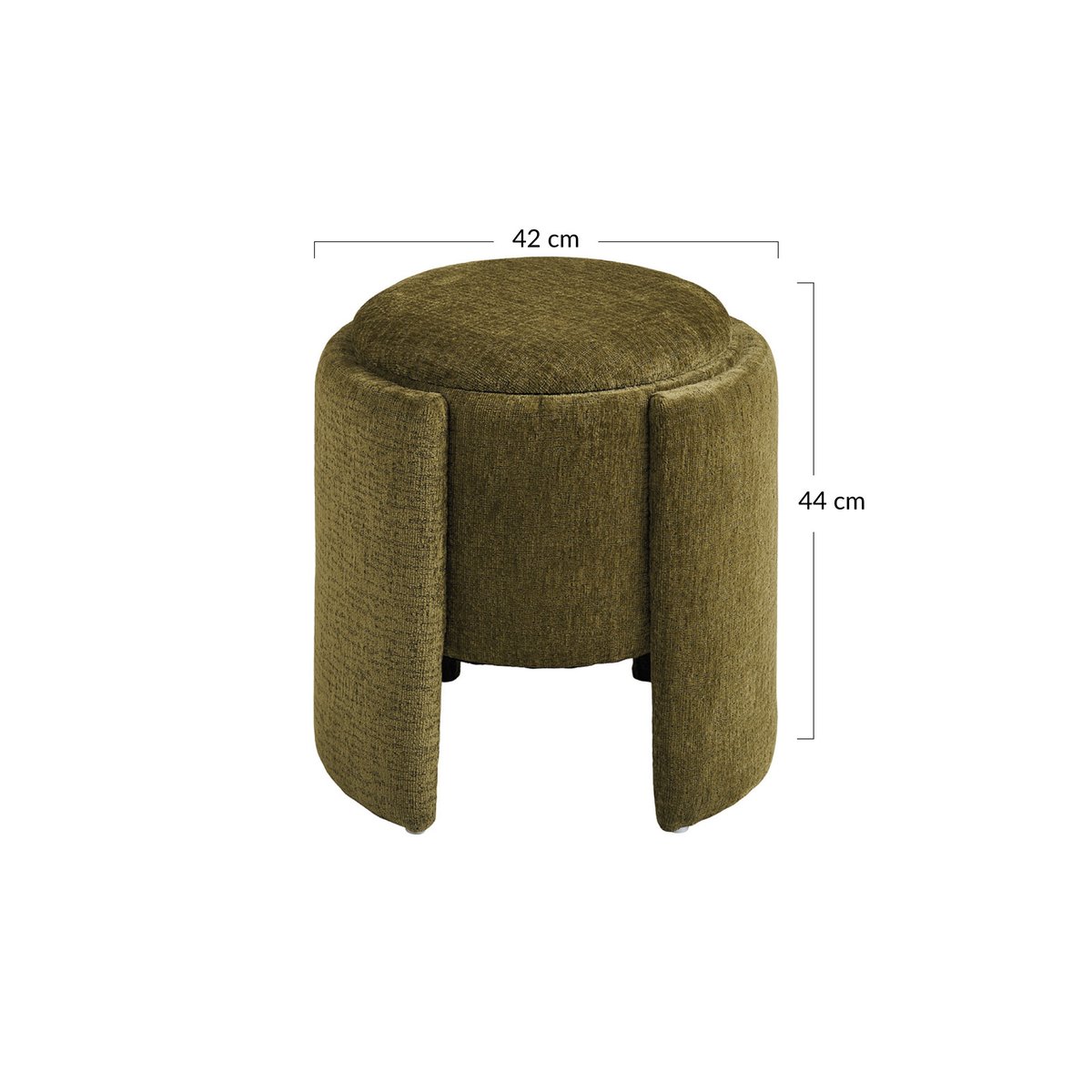 Pouf - JOE vert, BEST MOBILIER