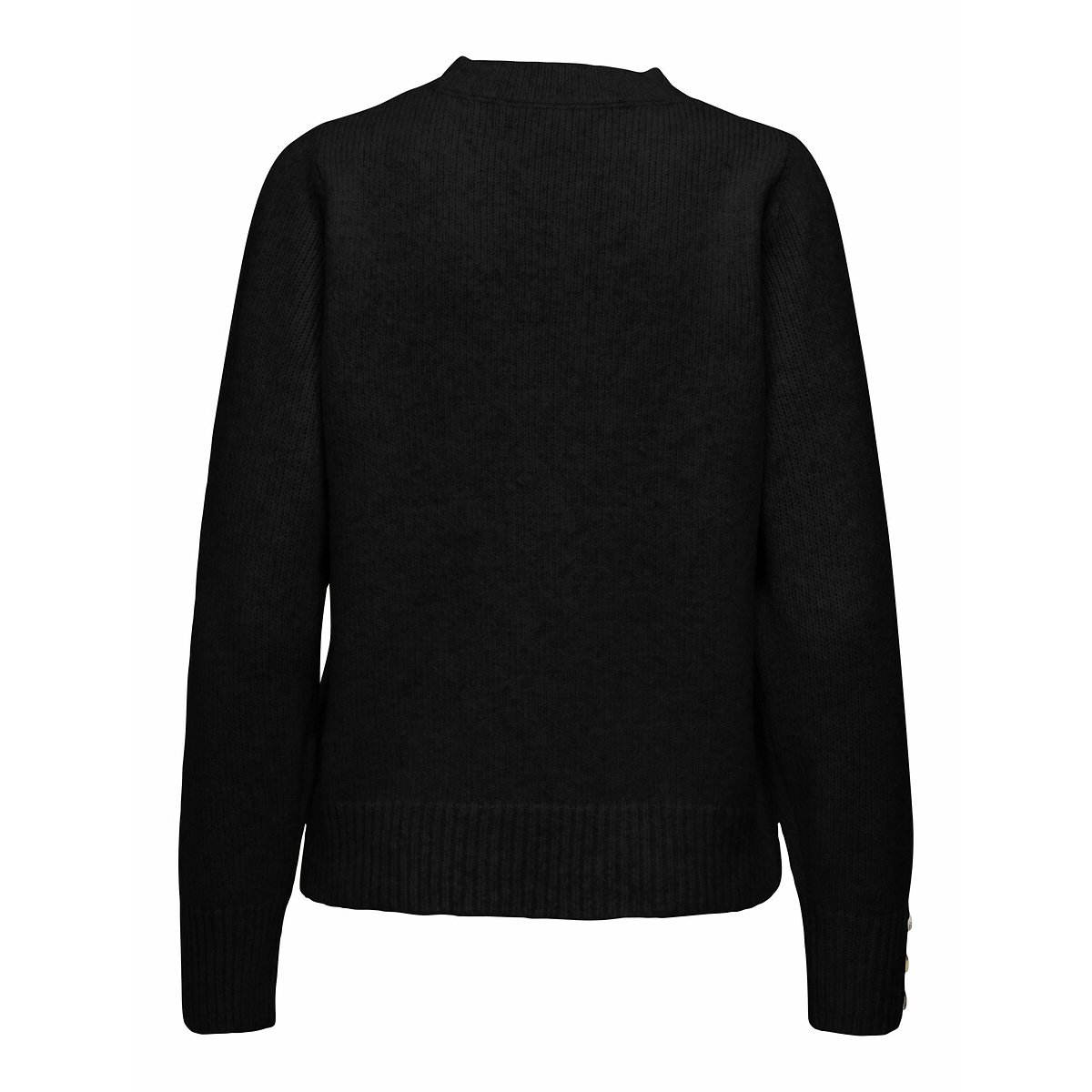 Jumper with Leopard Print Heart black, ONLY