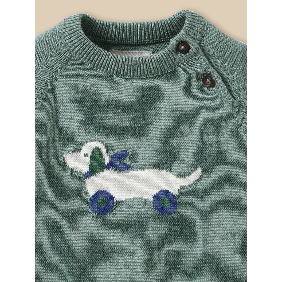 Pull - coton biologique celadon chine, CYRILLUS