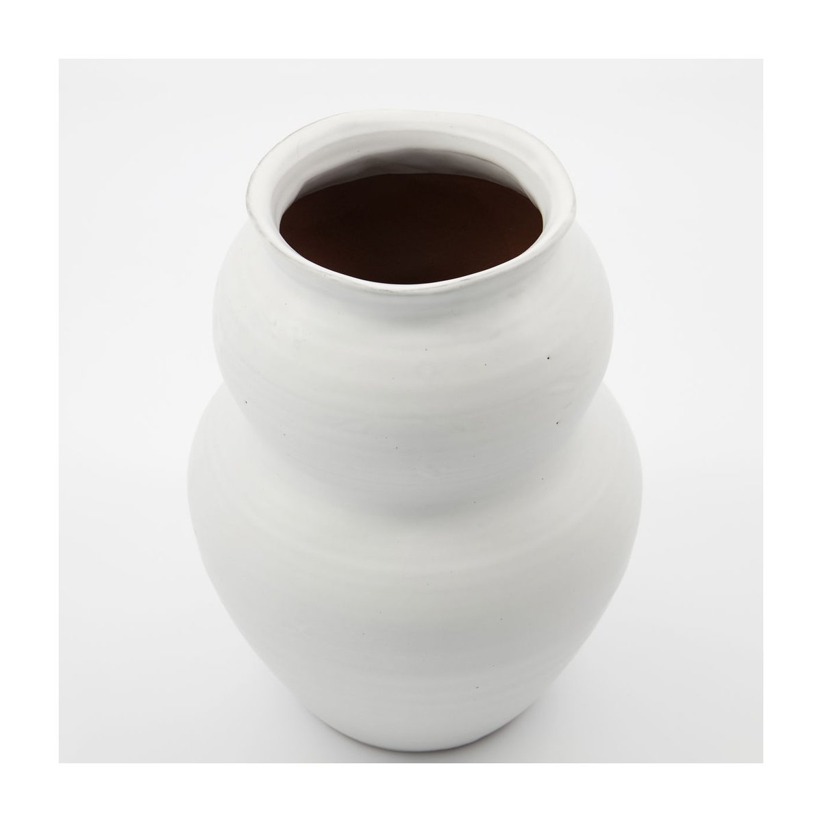 Vase Juno H 22 cm blanc, HOUSE DOCTOR