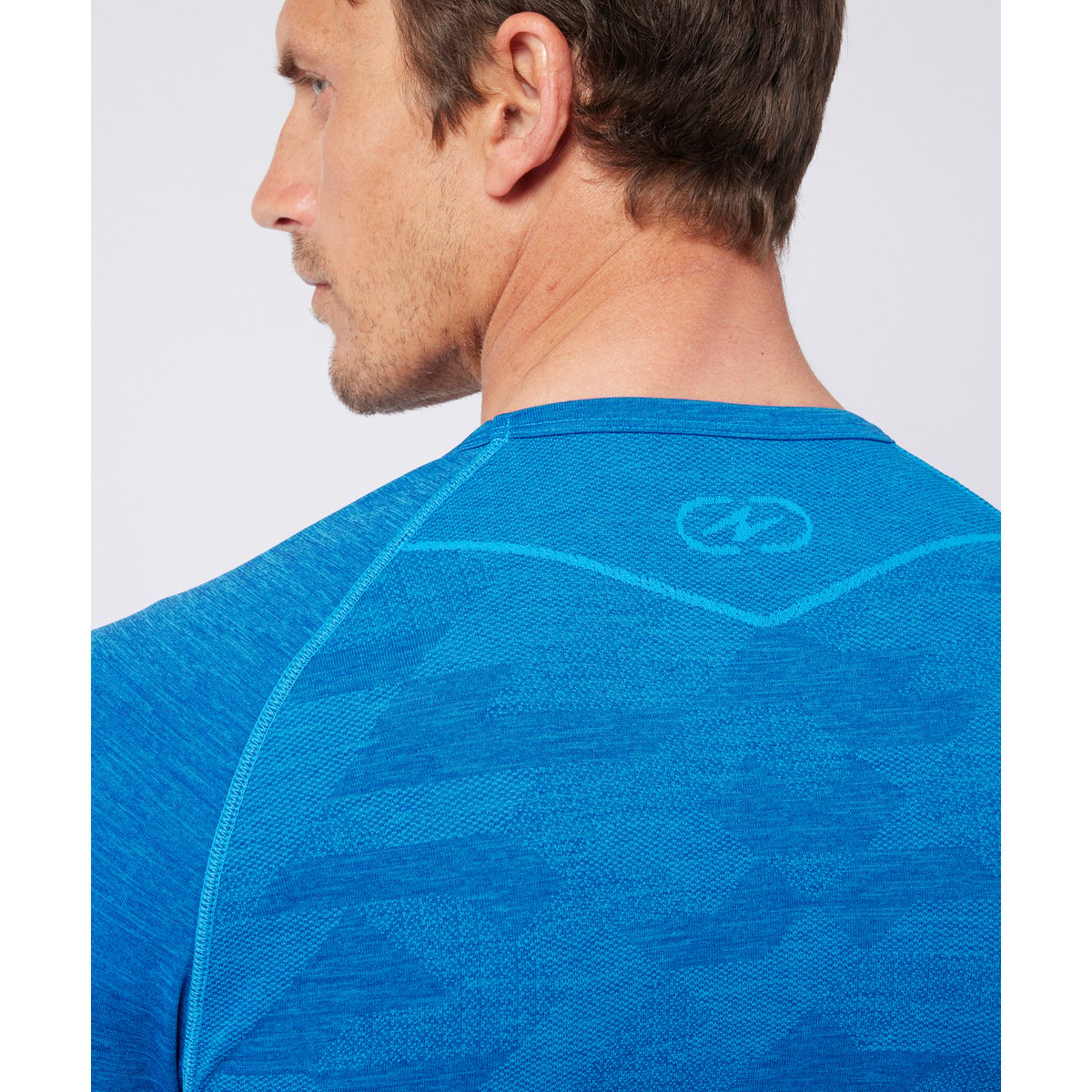 Tee-shirt manches longues  Dynamic Climatyl bleu chiné, DAMART SPORT