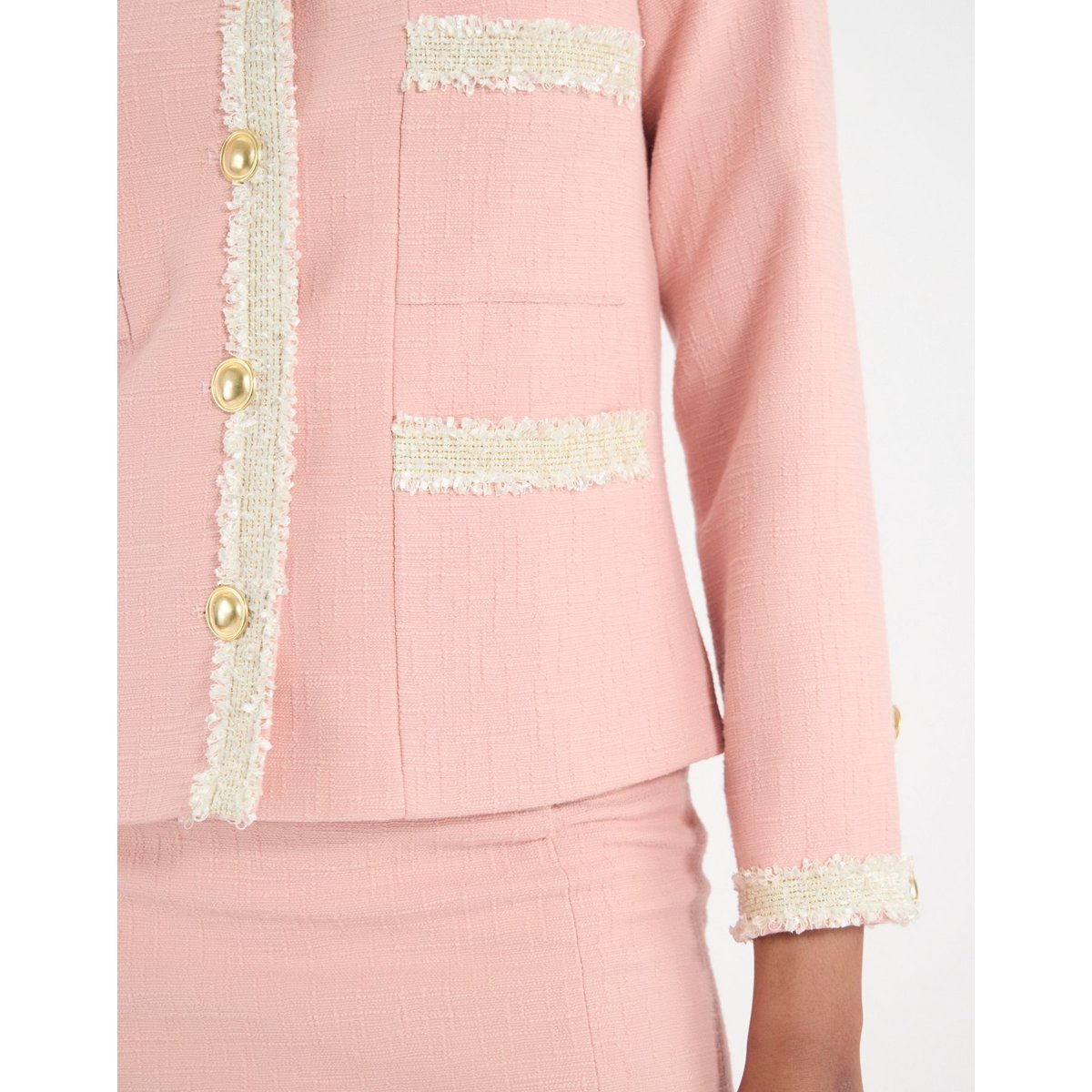 Veste Adelaïde rose rose, INES DE LA FRESSANGE PARIS