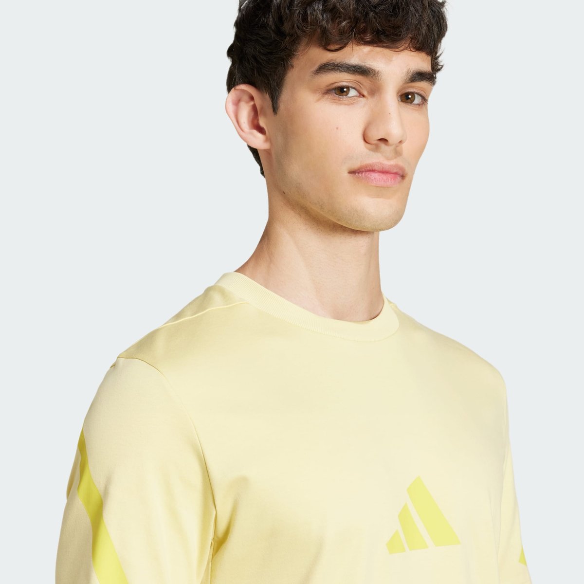 T-shirt manches courtes Z.N.E. powder yellow, ADIDAS SPORTSWEAR