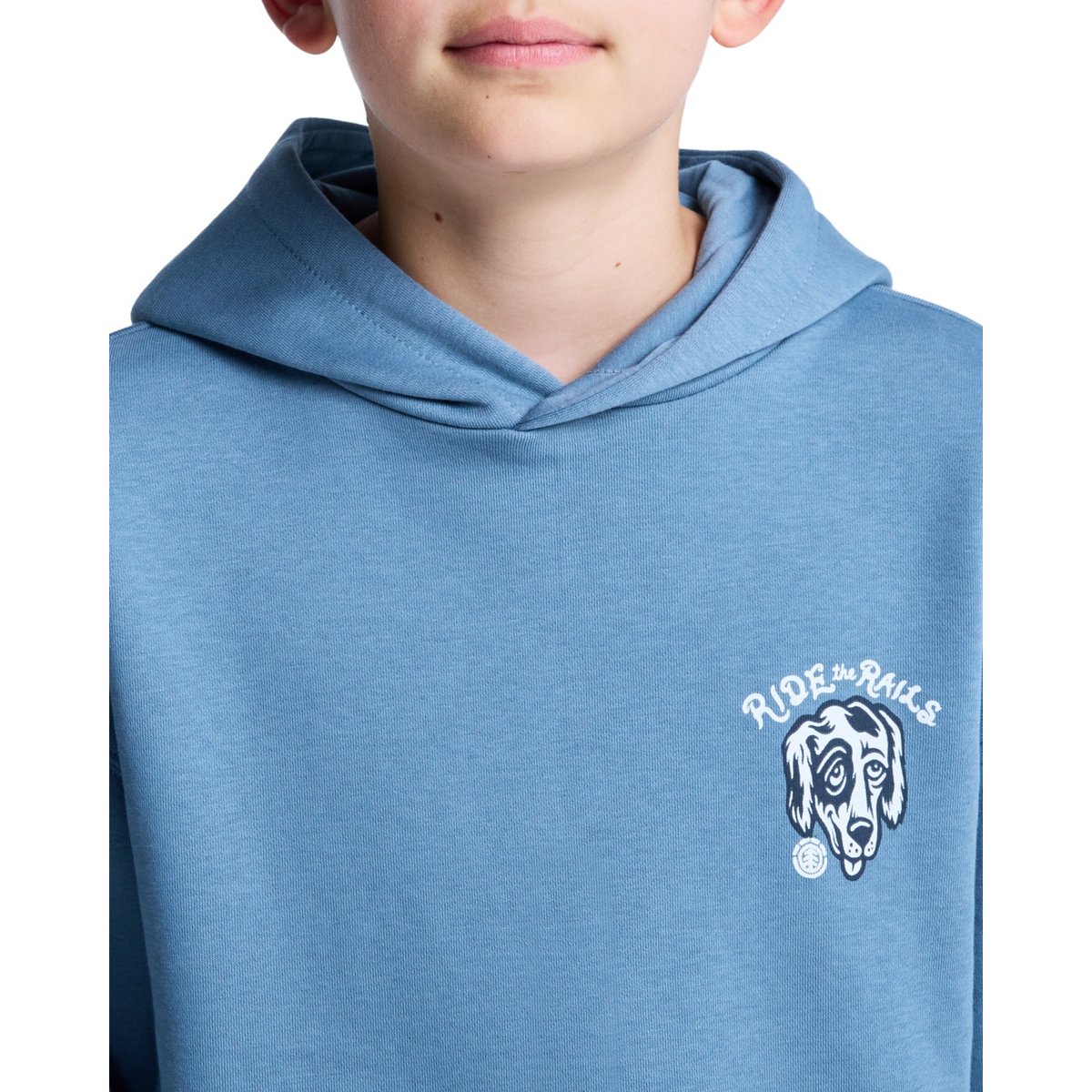 Sweat à capuche TIMBER HOBOS PO Y bleu blue mirage, ELEMENT