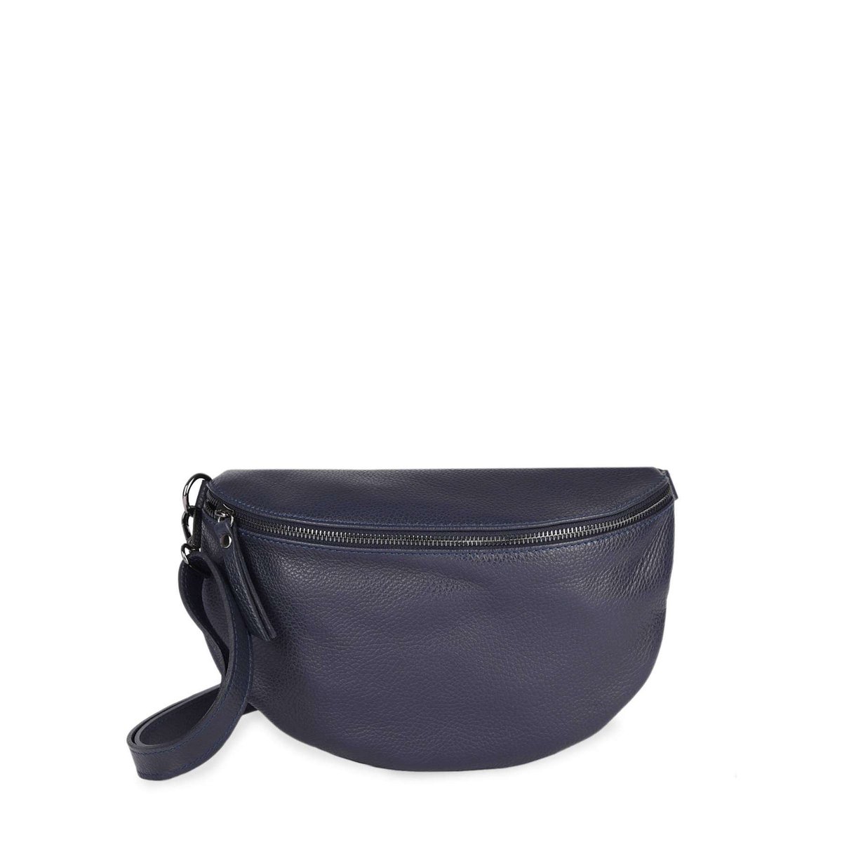 Sac banane Caviar cuir blu, MILANO