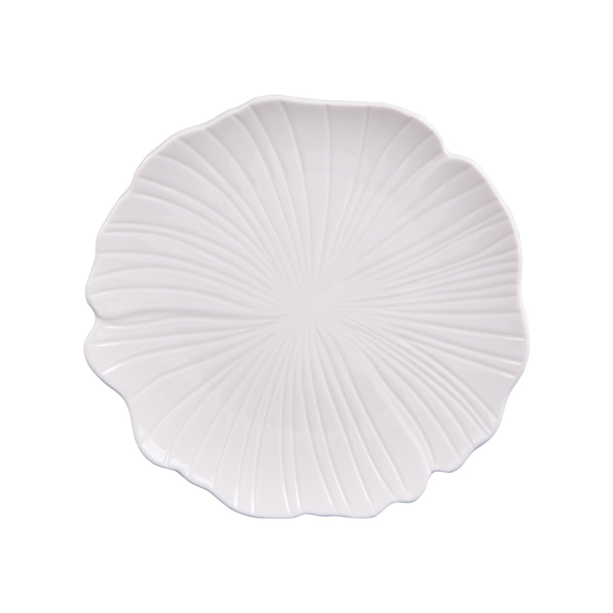 Assiette à dessert Ginkgo 20 cm (lot de 6) blanc, TABLE PASSION