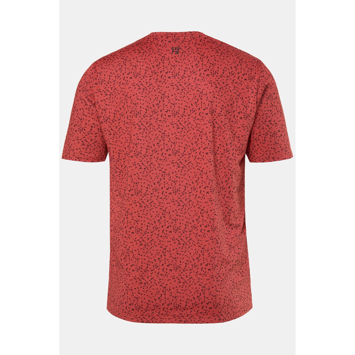 T-shirt à motif et manches courtes rouge brique, JP1880