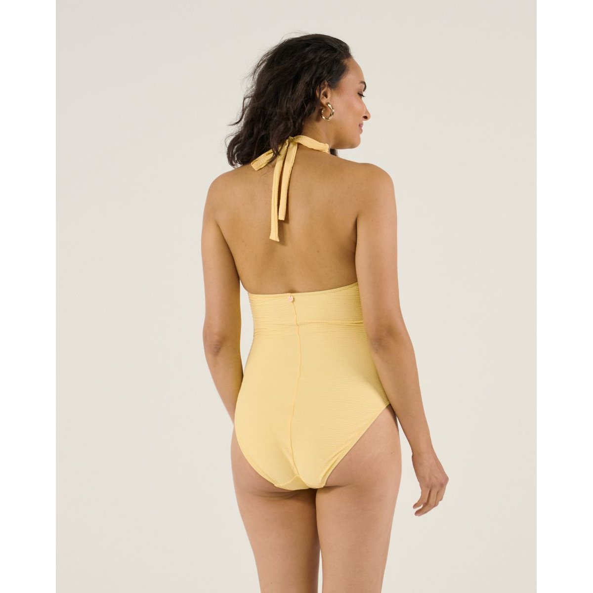 Maillot de bain de grossesse Dolly jaune, CACHE COEUR