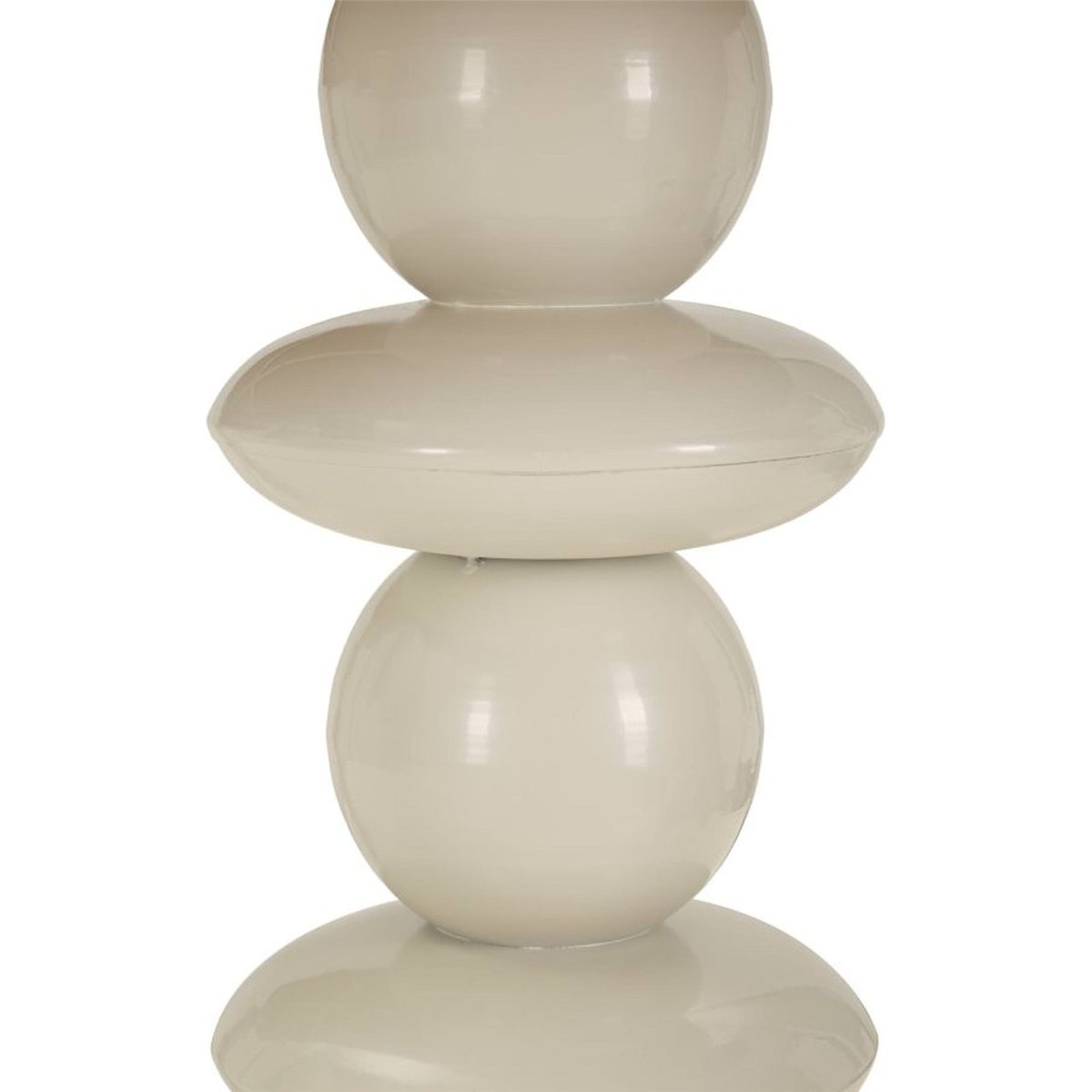 Console au plateau arrondi base sculptée MODERN crème, RECOLLECTION