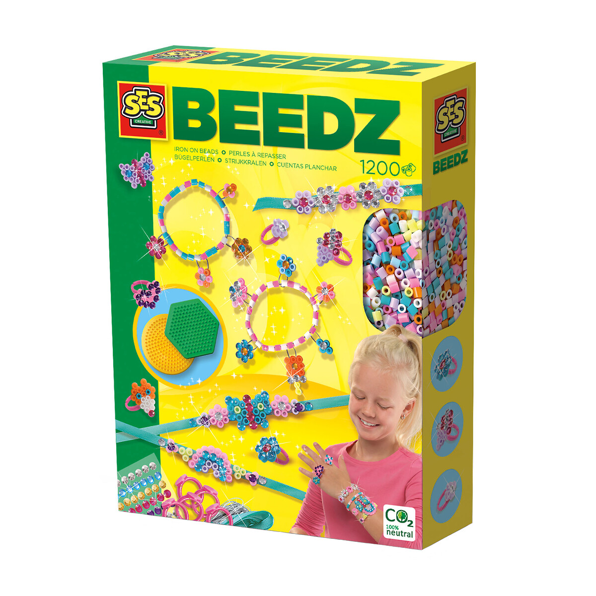 Brinquedo "Missangas joias de diamantes", SES multicolor, SES