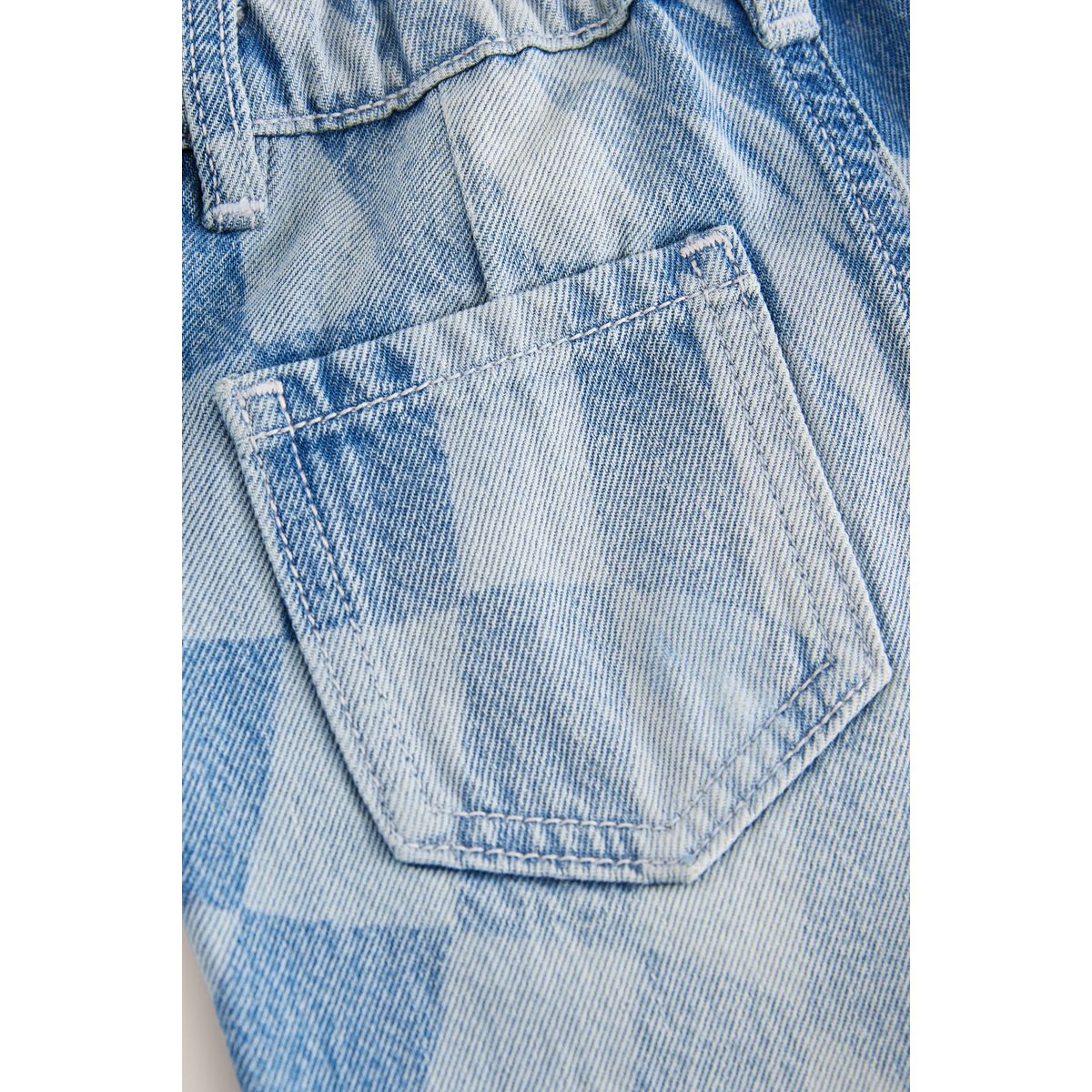 Jean à damier jean bleu clair, NEXT