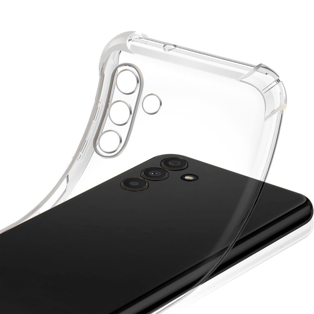 Coque Galaxy A34 antichoc + 2 vitres transparent, EVETANE