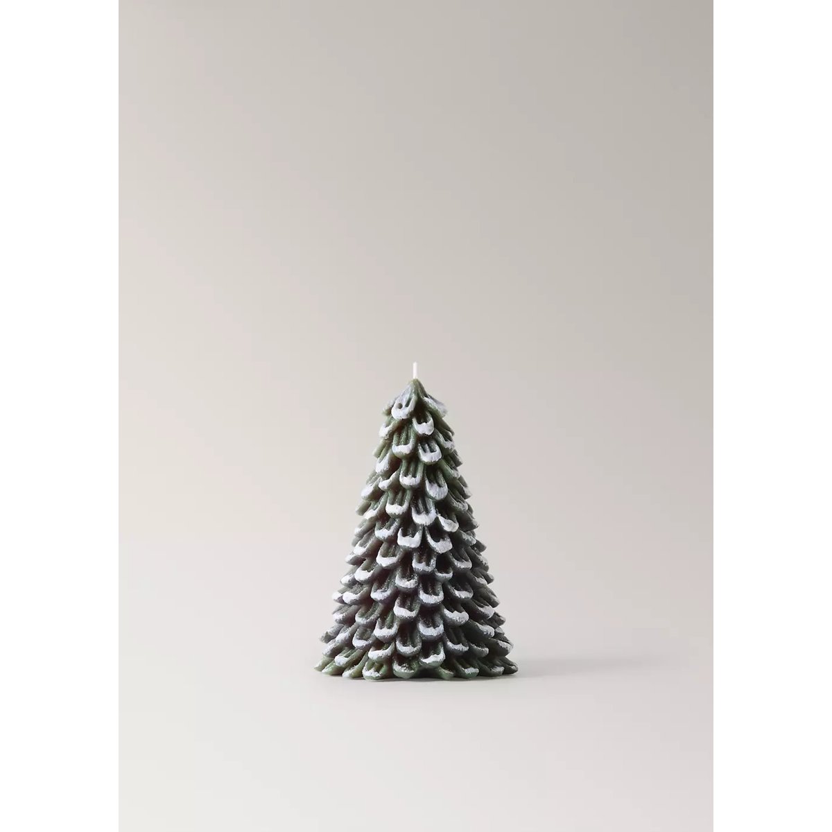 Bougie décorative avec détail sapin vert, MANGO HOME