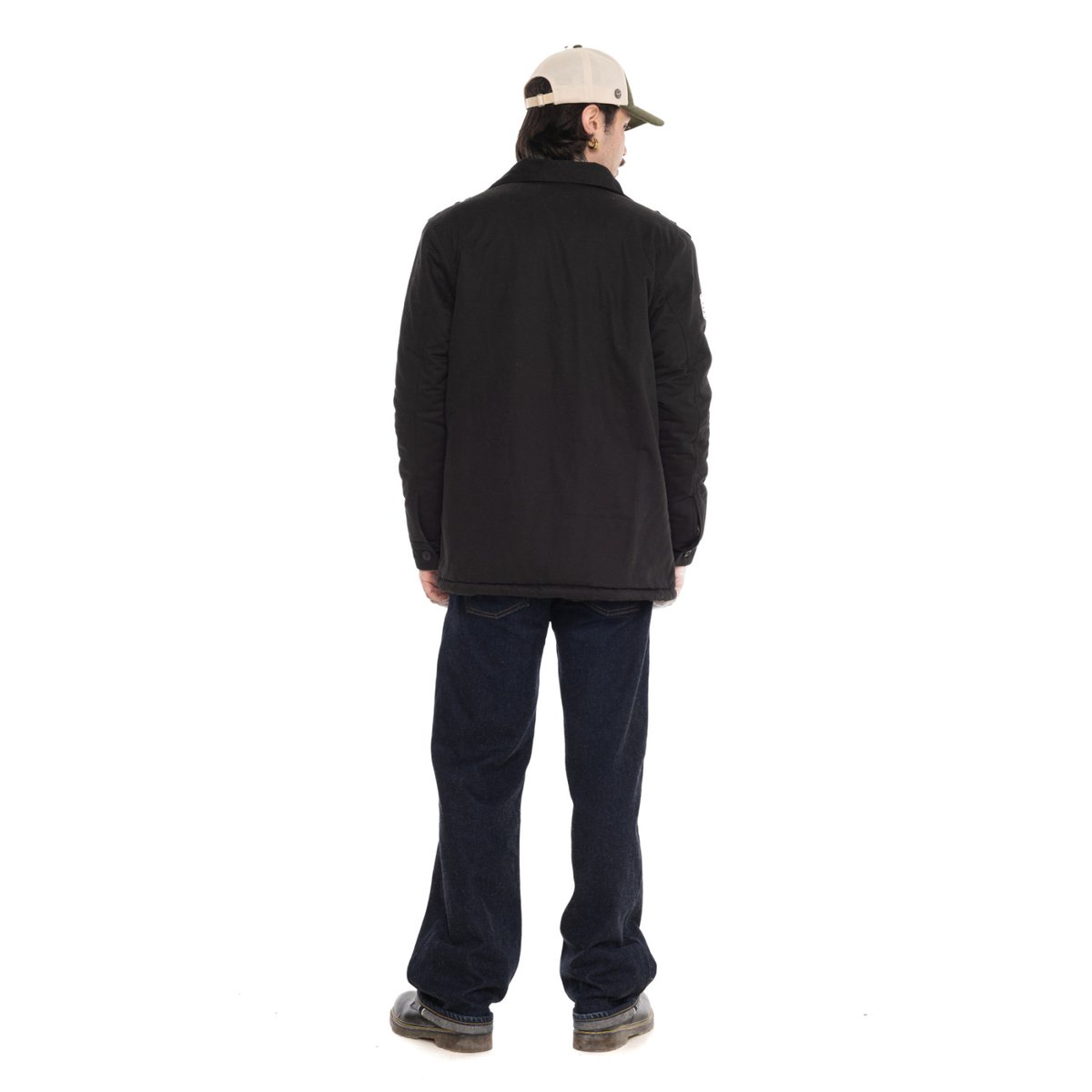 Surchemise coton AARON noir/vert, VON DUTCH
