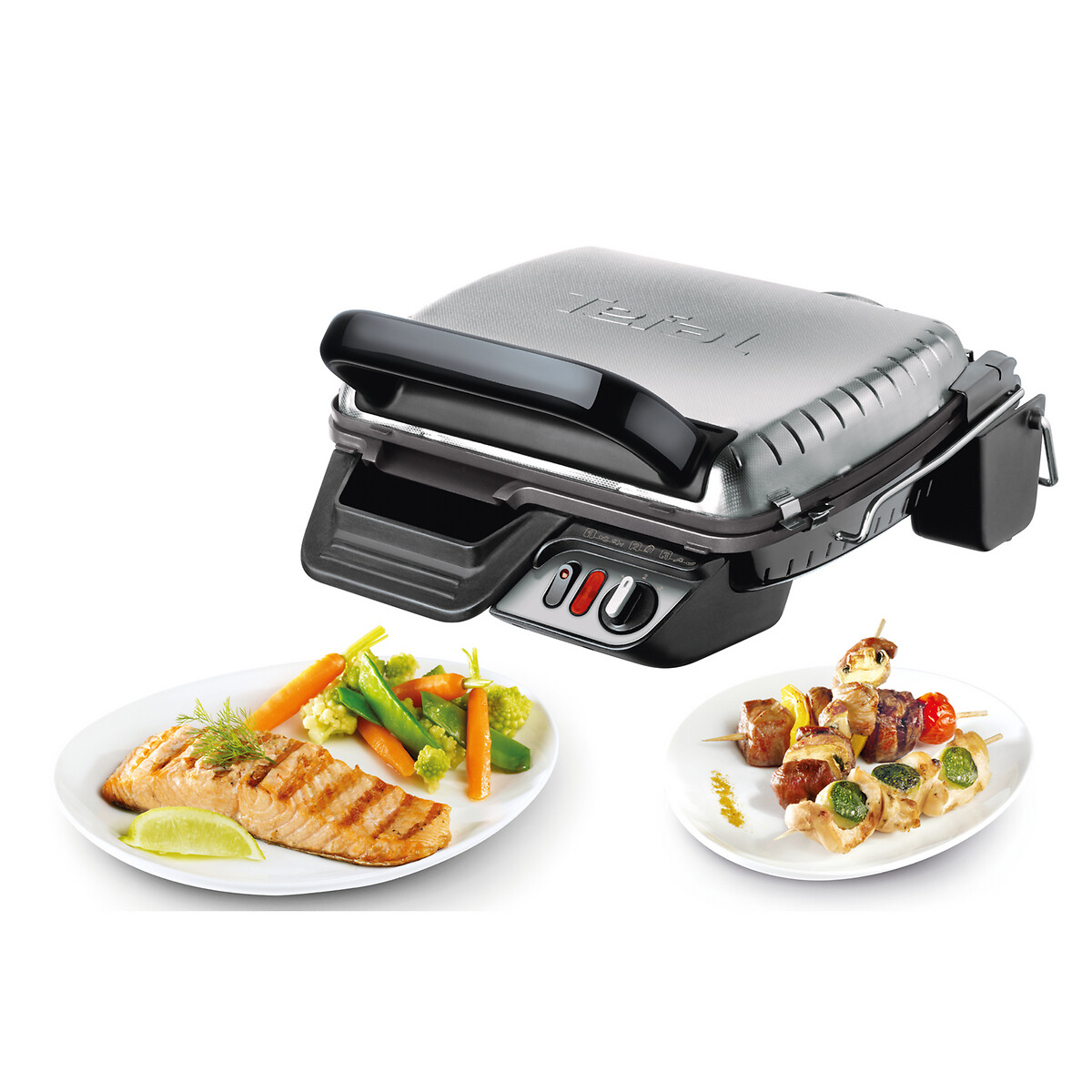 Grill compact GC305012 inox/noir, TEFAL