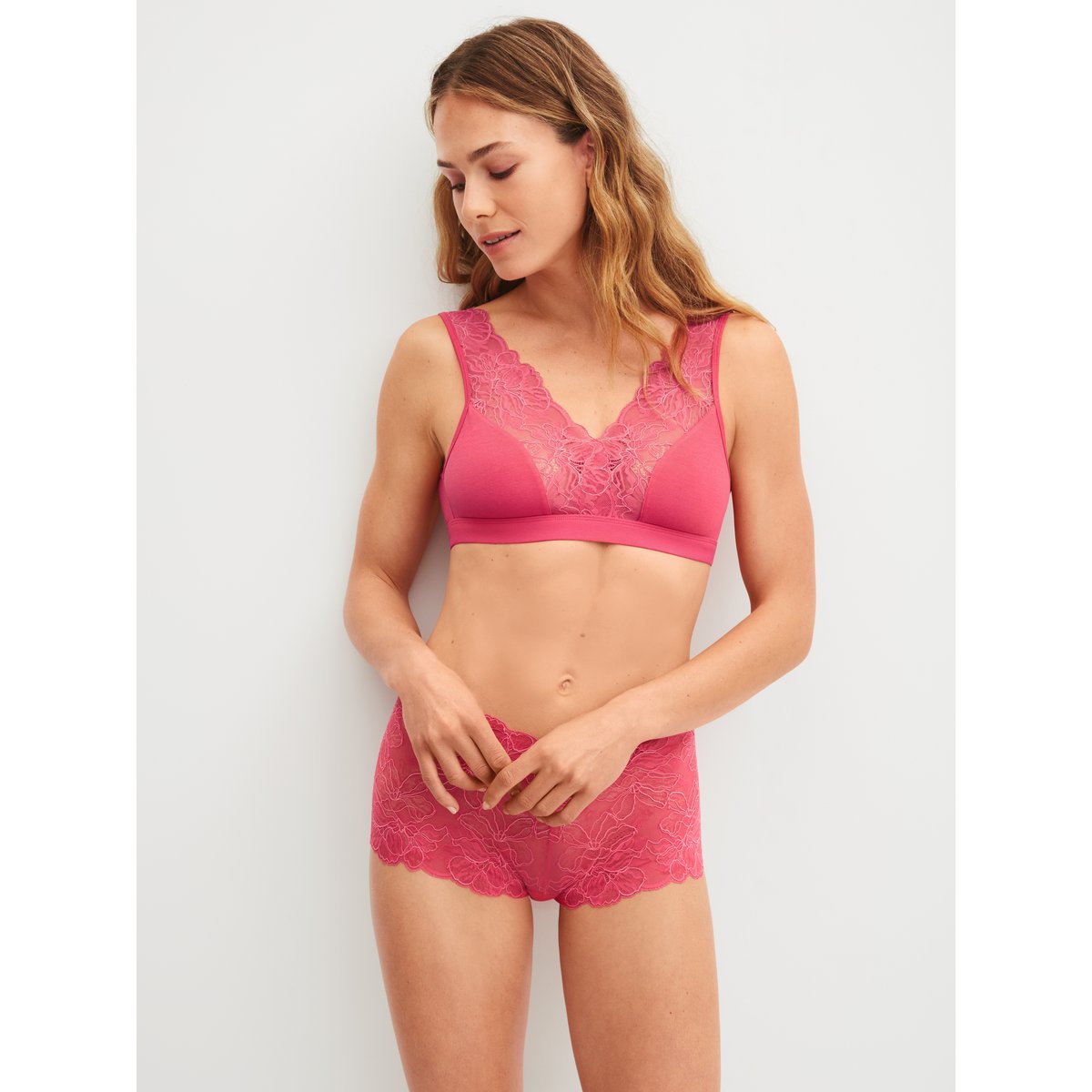 Soutien-gorge sans armatures Modal MODAL LOVE daret red, CALIDA