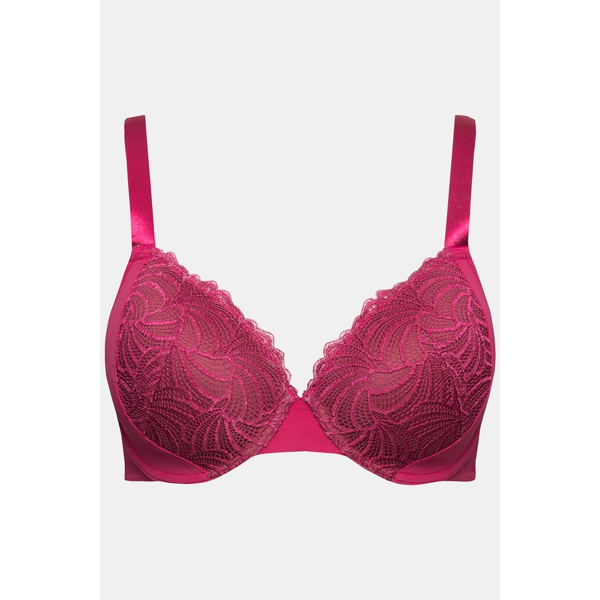 Soutien-gorge à armatures et coques souples fuchsia, ULLA POPKEN
