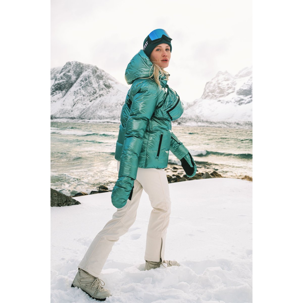 Veste de ski et de snowboard PRTFENJA glacial blue, PROTEST