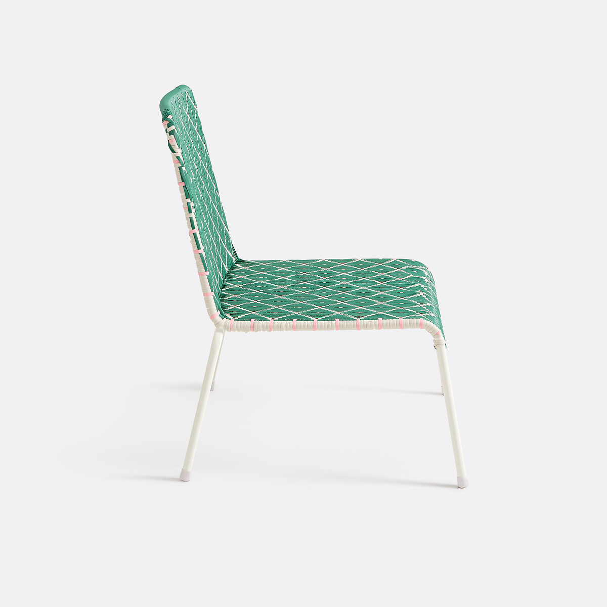 Velrose Low Garden Chair green/pink, LA REDOUTE INTERIEURS