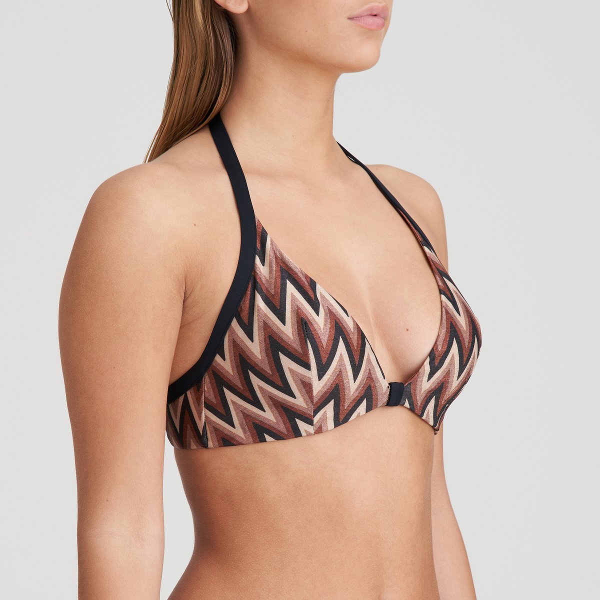 Haut de bikini rembourré triangle SU ANA marron - miramar, MARIE JO