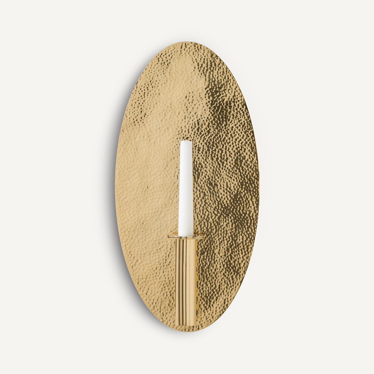 Lunou Oval Wall Sconce with Candle Holder/Bud Vase in Brass brass, AM.PM