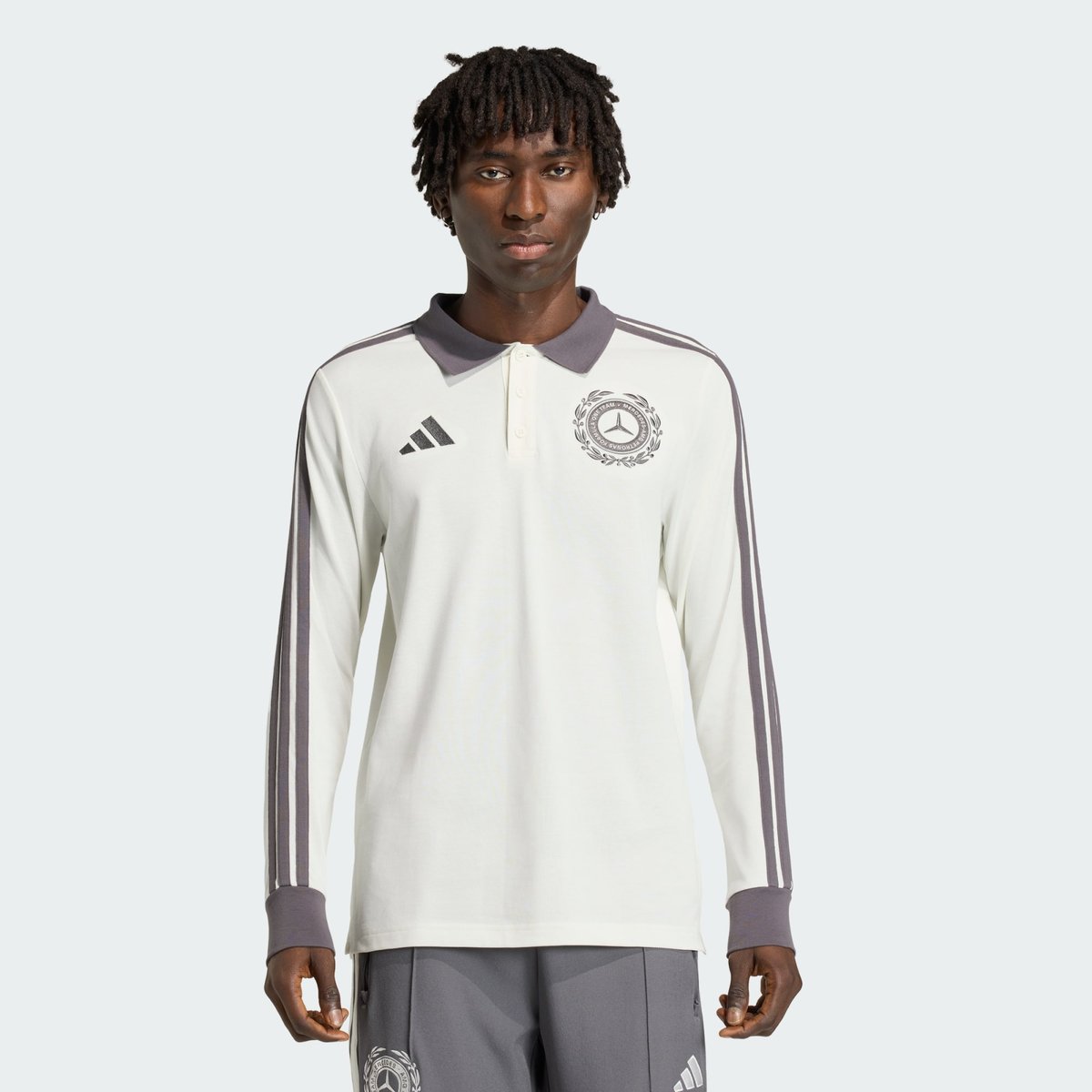 Polo Mercedes - Amg Petronas Formula 1 Team Silver Arrows Icon Homme Polo Mercedes - Amg Petronas Formula 1 Team Silver Arrows Icon Homme off white / granite, adidas Performance
