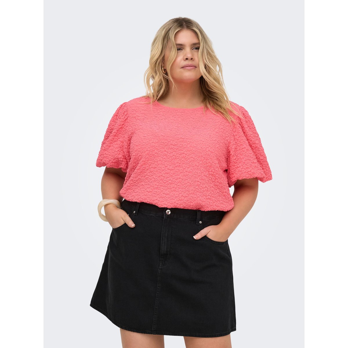 Top rose - sugar coral 1, ONLY CARMAKOMA