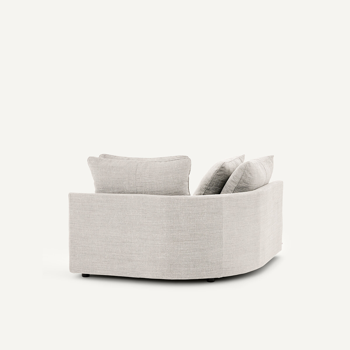 Sofá-cama de canto em algodão e linho, TIBERIO bege, AM.PM