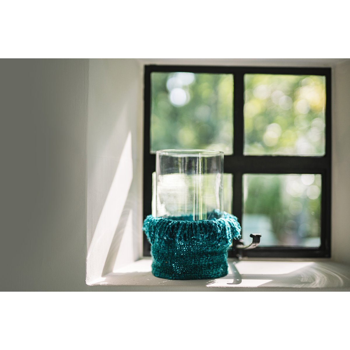 Bougeoir en coton OH MY GEE aqua, BAZAR BIZAR